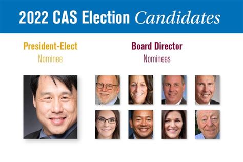 Cas Announces Candidates For 2022 Cas Elections Casualty Actuarial