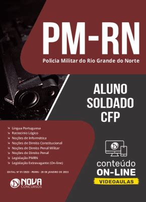 Apostila PM RN Em PDF 2023 Aluno Soldado