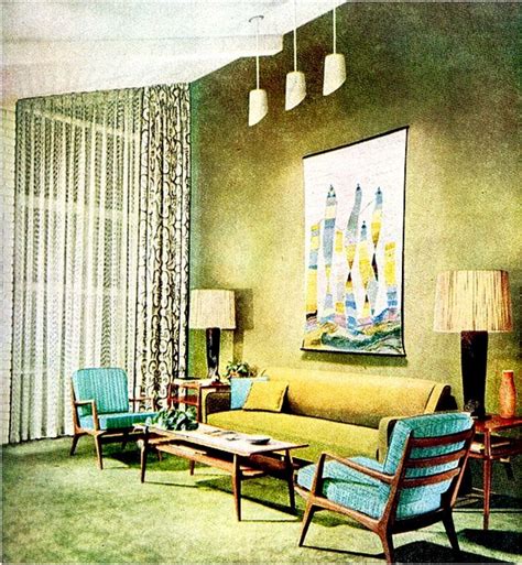 Pin By Karewilla On 1962 Retro Living Rooms Mid Century Modern Interiors Mid Century Living Room