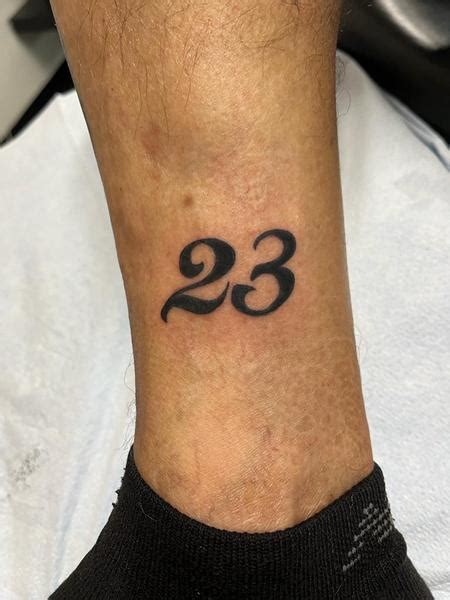 Number 23 Tattoo Designs