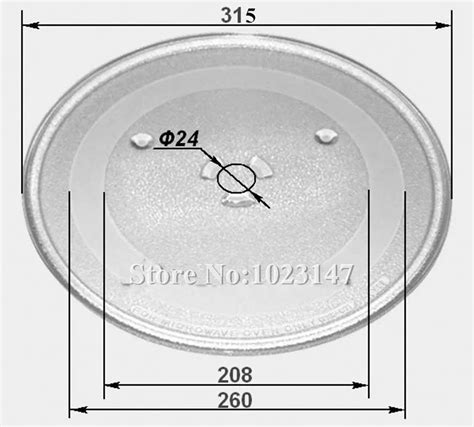 1 Piece Microwave Oven Parts 31 5cm Diameter Flat Glass Plate For Samsung Microwave Oven