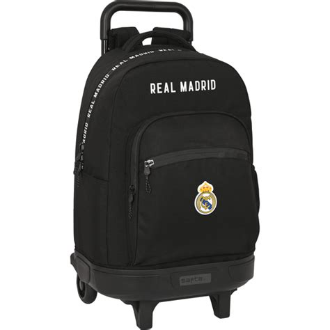 MOCHILA GDE C RUEDAS COMPACT EXTRAIBLE REAL MADRID CORPORATIVA