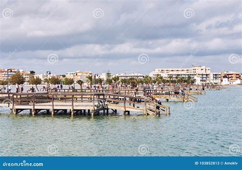 San Pedro Del Pinatar Spain Editorial Stock Photo Image Of Palm