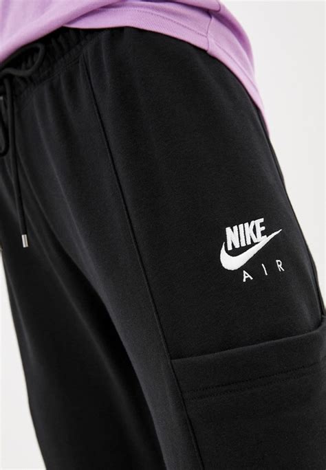 Брюки спортивные Nike W Nsw Air Pant Flc Mr цвет черный Ni464ewlywc3