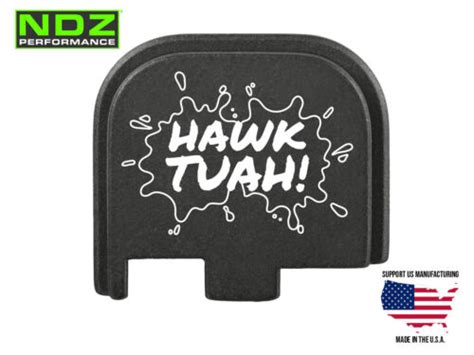 Ndz Slide Cover Back Plate For Glock 43 43x 48 Aluminum Hawk Tuah Ebay