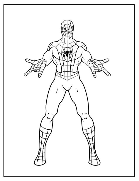 30 Desenhos De Homem Aranha Para Colorir Como Fazer Em Casa