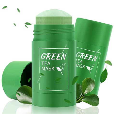 Amazon Thbro Green Tea Mask Stick Green Tea Purifying Clay Stick