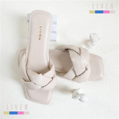 Jual LIVEN SANDAL KYORIN NUDE 35 Kota Tangerang Liven Official Tokopedia