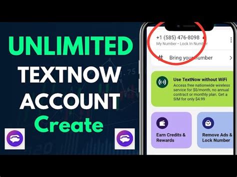 Textnow Account Create USA Number Free TextNow New Mathod 2023 YouTube