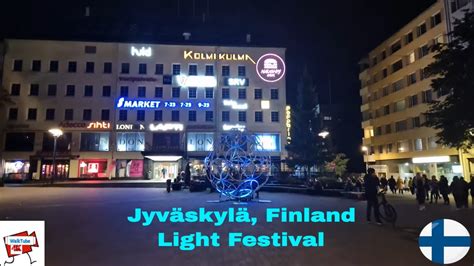 Jyväskylä Finland light festival Autumn2023, October 6th-Jyväskylän