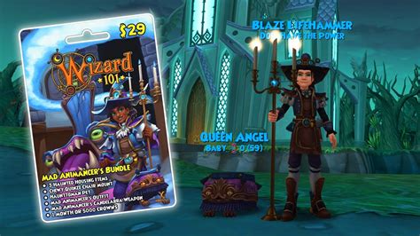 Wizard101 New Mad Animancers Bundle Reviewing All Items Youtube