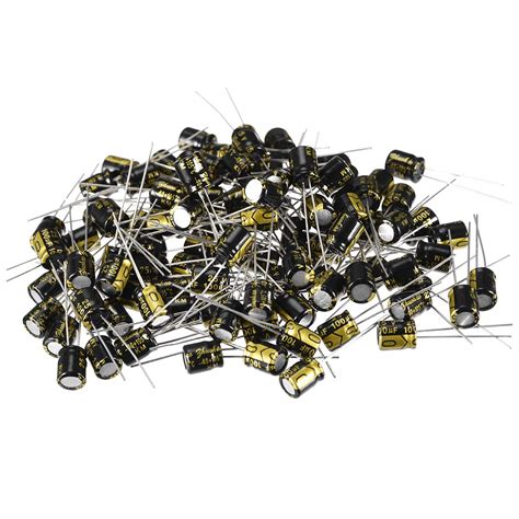 Uxcell Aluminum Radial Electrolytic Capacitor With Uf V