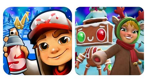 SUBWAY SURFERS NORTH POLE 2021 CLEMENTINE VS GINGERBOT YouTube