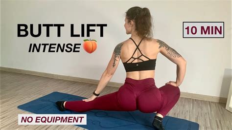 BOOTY WORKOUT BUTT LIFT INTENSE Best GLUTES Exercises NO