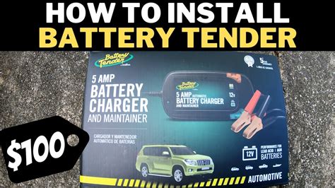 How To Install Battery Tender YouTube