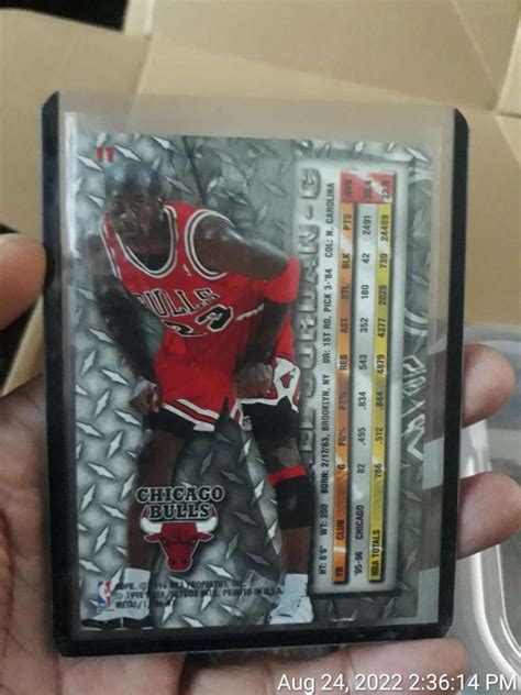 Vintage Michael Jordan Fleer Metal Nba Cards Pcs Hobbies Toys