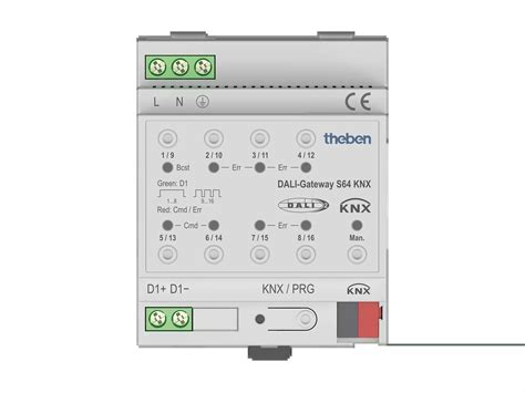 Dali Gateway S Knx Actuators Din Rail And Gateways Knx Theben