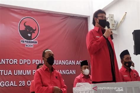 Menpan RB Resmikan Empat Kantor PDI Perjuangan Di Aceh ANTARA News