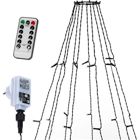 Guirlande Lumineuse Effet Cascade Pour Sapin De Nol 360 LEDs Couleur