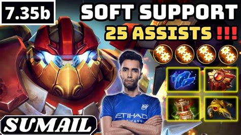 735b Sumail Clockwerk Soft Support Gameplay 25 Assists Dota 2 Full