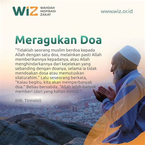 Meragukan Do’a – WAHDAH INSPIRASI ZAKAT