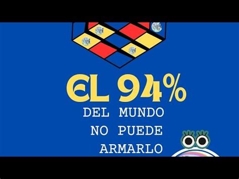 Paso Cubo Rubik Para Ni Os F Cil Fundaci N Afrocolombiana