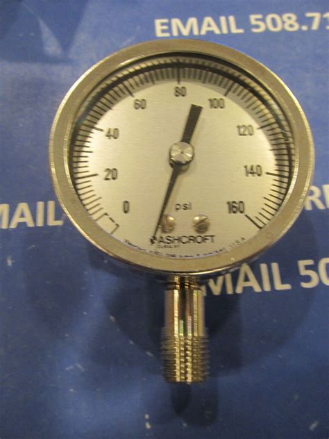 Ashcroft Pressure Gauge Npt F Lm Sw L