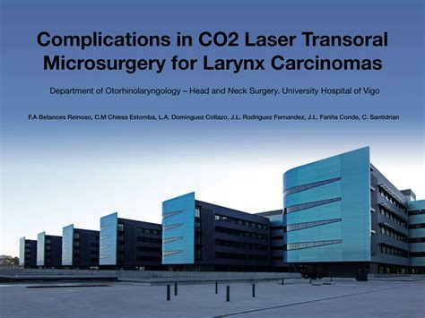 Complications In Co2 Laser Transoral Microsurgery For Larynx Carcinomas Ppt