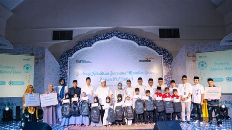 Tebar Berkah Ramadan H Bank Mandiri Santuni Anak Yatim Dan