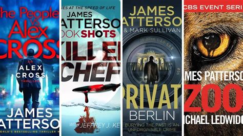 Los 368 Libros De James Patterson En Orden Y Agrupados Por Series