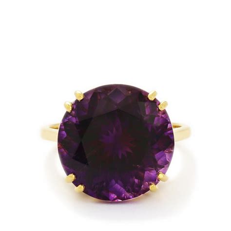 10 70ct Moroccan Amethyst 18k Gold Tomas Rae Ring Dream Jewelry