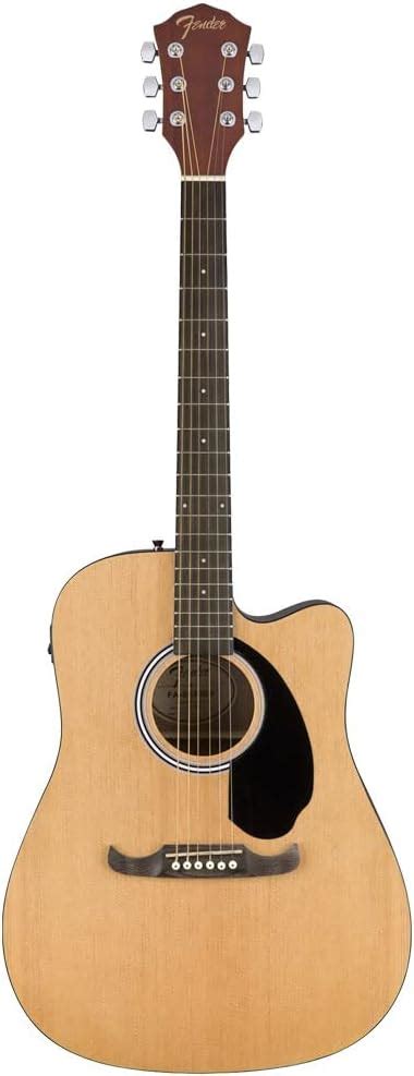 Fender Fa Ce Dreadnought Cutaway Acoustic Electric Guitar Natural