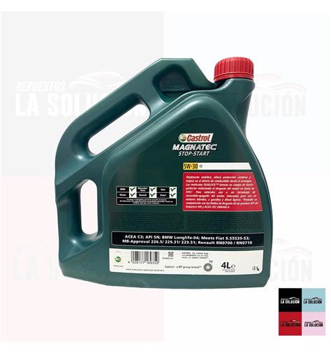 Aceite Castrol W Magnatec Star Stop Litros La Solucion De Repuestos