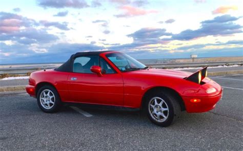 1997 Red Mazda Mx 5 Miata Classic Design Excellent Condition