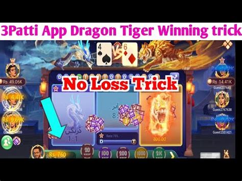 3Patti Apps Dragon Vs Tiger Winning Trick Dragon Vs Tiger Best