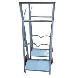 Skew Mild Steel Double Gas Cylinder Trolley Model Name Number Skew