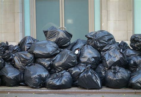 Garbage Bags Stock Image Image Of Odor Filth Pile Environment