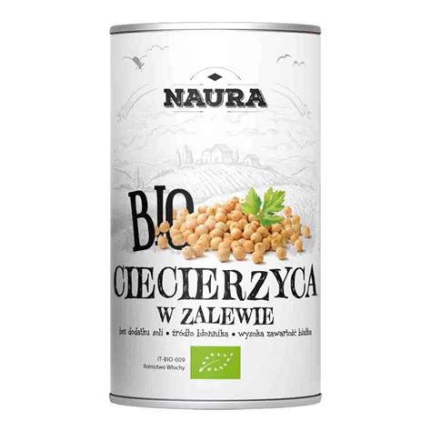 Ciecierzyca w zalewie bio 400 g Najniższa cena NAURA sklep