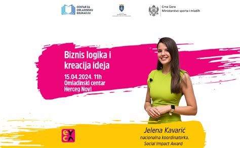 Besplatna Edukativna Radionica U Herceg Novom Biznis Logika I Kreacija