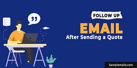 Follow up Email after Sending a Quote Format, Example