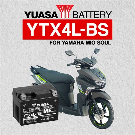 Yuasa Battery Ytx L Original For Motorcycle Mio I Soulty Soul I