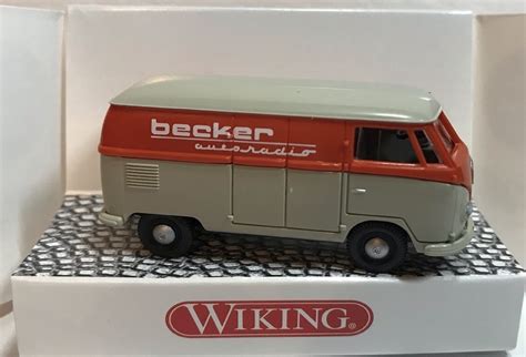 WIKING 078857 H0 VW T1 Typ 2 Kastenwagen Becker Autoradio