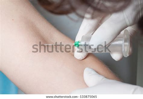 Real Drawing Blood Procedure Medical Laboratory Stock Photo 133875065 ...