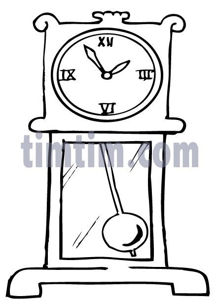 85 Free Grandfather Clock Cartoon Coloring Pages Shaheenaderi