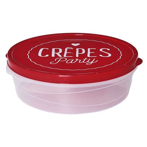 Boîte de conservation pour crêpes