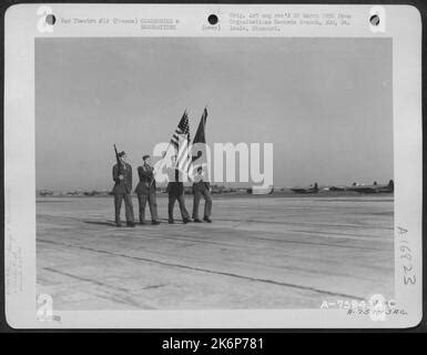 Review Of The Th Troop Carrier Group At An Air Base Somewhere In