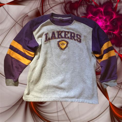 Nba Lakers Sweater Does Have A Few Stains Hardly Depop
