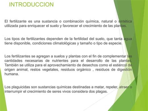 Fertilizantes Y Plaguicidas Ppt