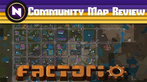 Factorio Engineering Block Based Train Network Community Map Review