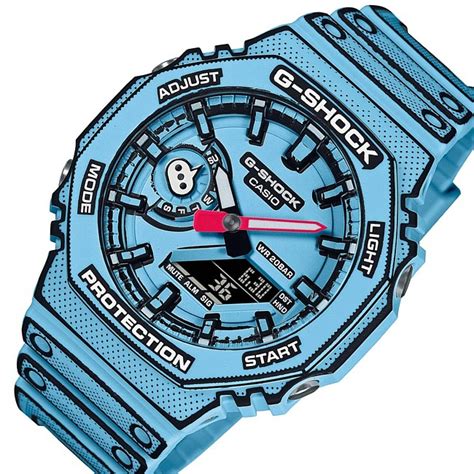 楽天市場CASIO G SHOCKカシオ GショックMANGA THEMEシリーズ アナデジモデル メンズ腕時計 ブルー 国内正規品